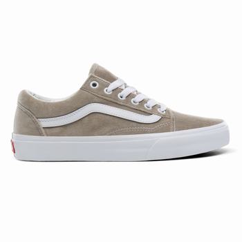 Vans Velvet Old Skool - Naisten Tennarit - Harmaat/Valkoinen